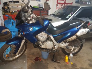 BMW F650 oil pump