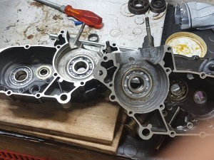 KDX200 motor rebuild